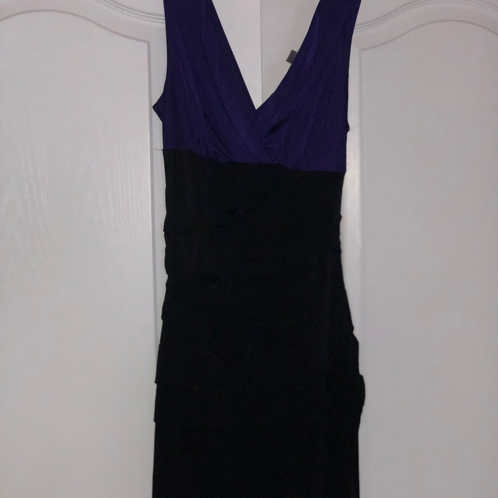 Beautiful purple/black cocktail dress